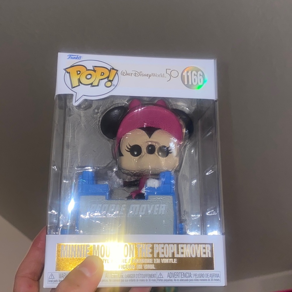 Funko POP! Disney: MINNIE MOUSE on The Peoplemover - Walt Disney World 50TH